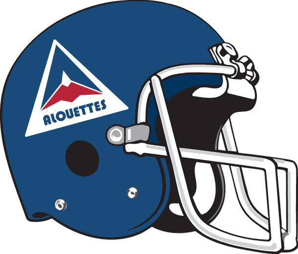 Montreal Alouettes 1975-1981 Helmet Logo vinyl decal